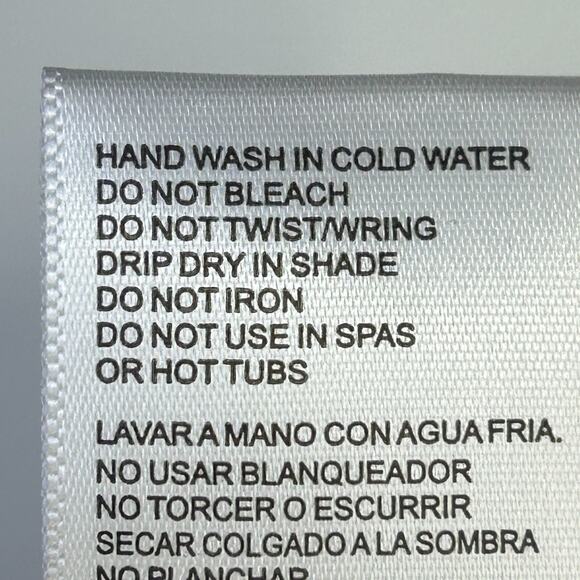 Michael Kors Ribbed Two Piece Swimsuit Terracotta MM6P064 Women Small NWT - Picture 10 of 10